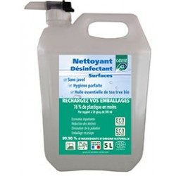 Nettoyant désinfectant multi-surfaces ECO-RECHARGE 5 L