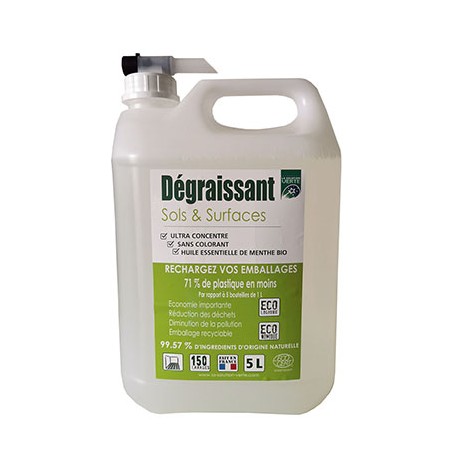 Dégraissant Surfaces ECO RECHARGE 5 L