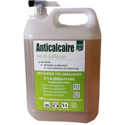 Anticalcaire détartrant multi-surfaces ECO-RECHARGE 5 L