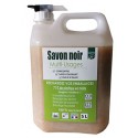 Savon noir liquide huile d'olive multi-surfaces ECO-RECHARGE 5 L