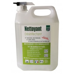 Nettoyant désinfectant multi-surfaces ECO-RECHARGE 5 L